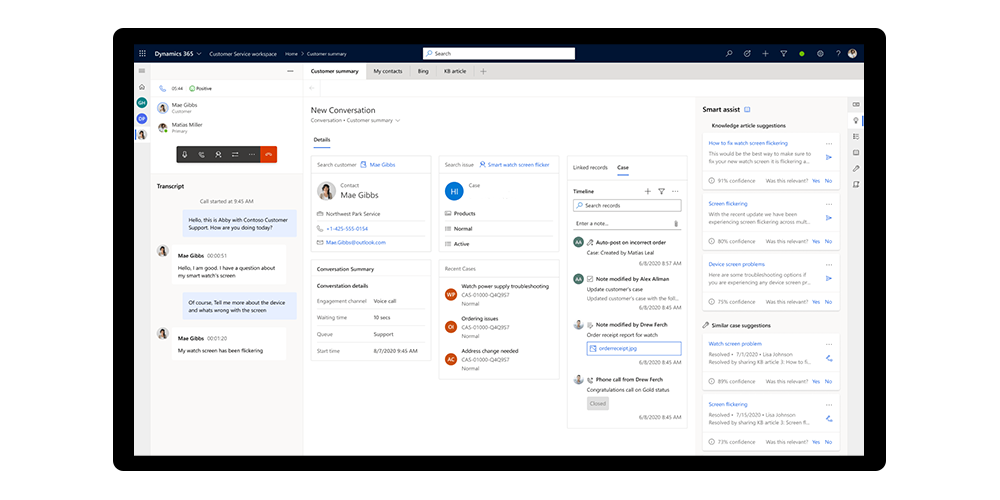 dynamics 365 case management