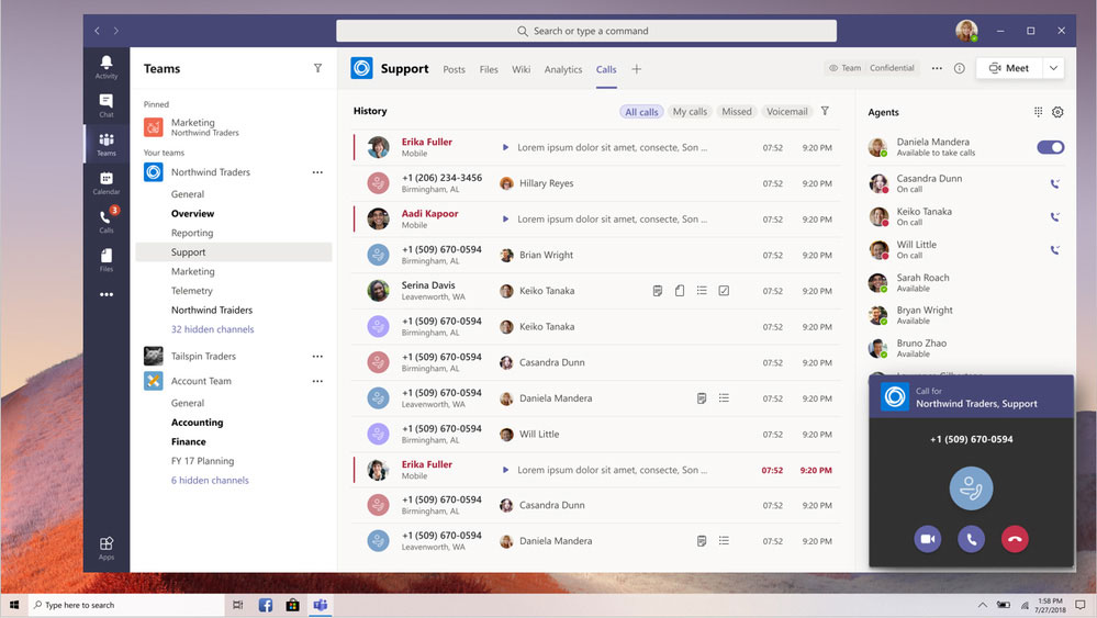 adopt microsoft teams collaborative calling