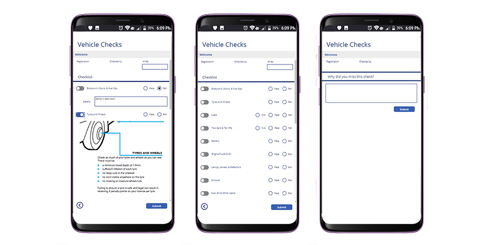 fleet management power app eform