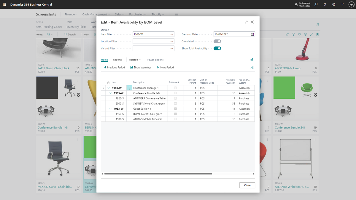 The power of Business Central BOM software