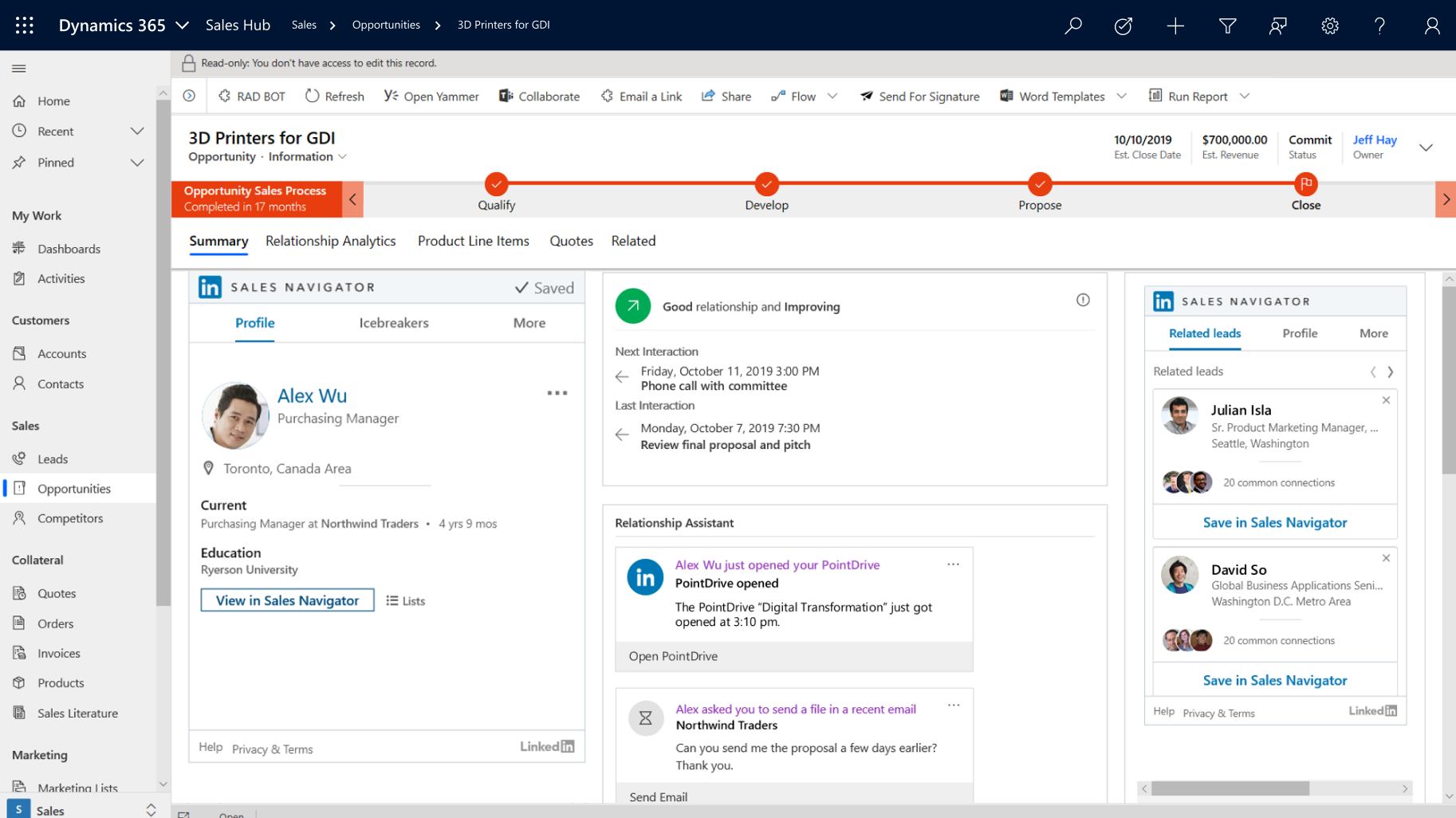 Dynamics 365 sales migration