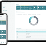 Phone and ipad displaying ERP solutions