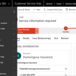 dynamics 365 customer service screenshot