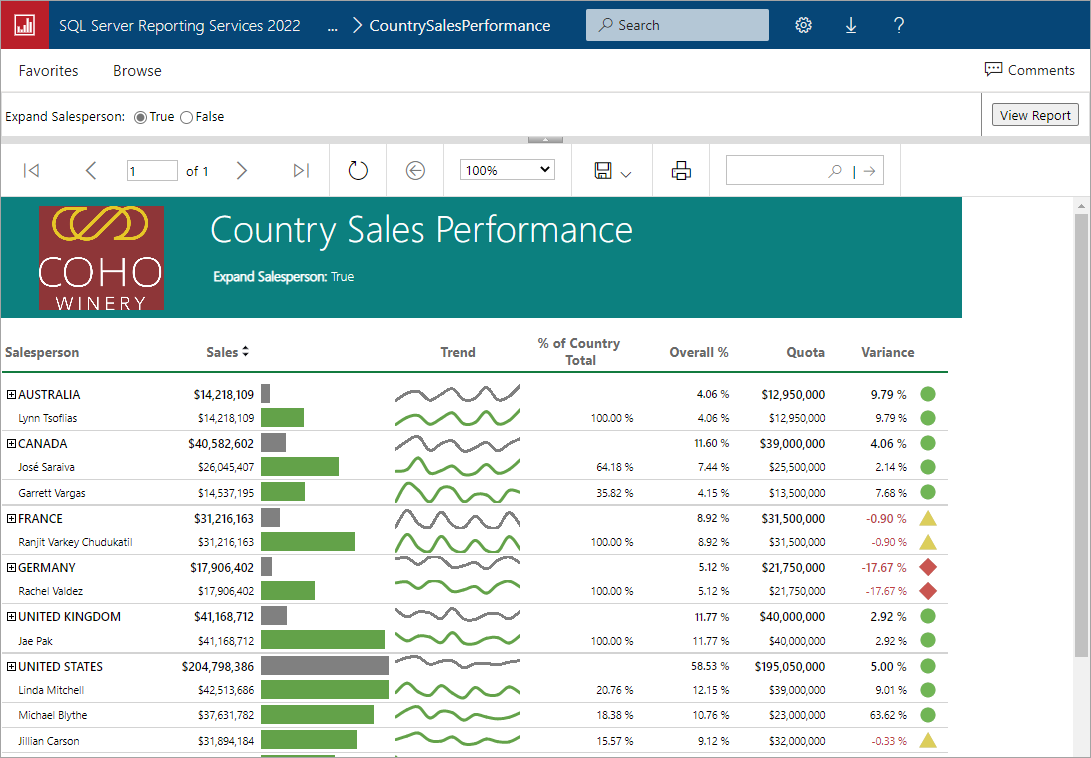 power bi vs SQL Server Reporting Services