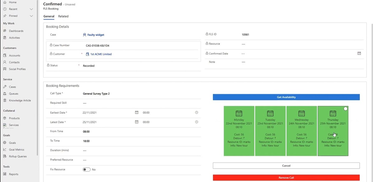 FLS field service automation